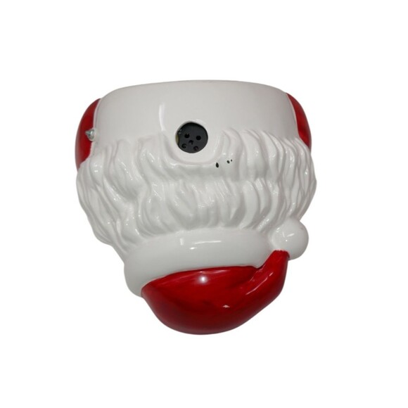 NCE Creative Enterprises 1993 It's Alive Santa Claus Ceramic Candy Dish in Box - Picture 7 of 14